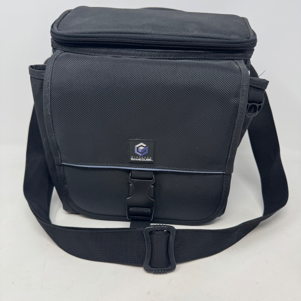 Nintendo GameCube Travel Bag Black Stuffalon Fabric Console Case 2004 Vintage